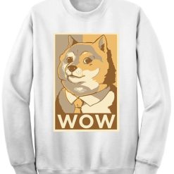 Unisex Crewneck Sweatshirts Such Wow Doge Design