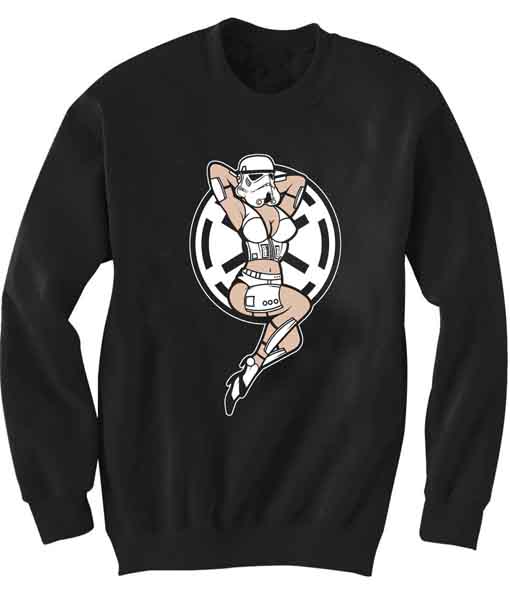 Unisex Crewneck Sweatshirts Stormtrooper Sexy