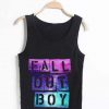 Unisex Tank top men women Fall Out Boy Colorful design