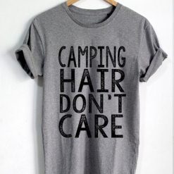 Unisex Premium Tshirt Camping Hair Dont Care