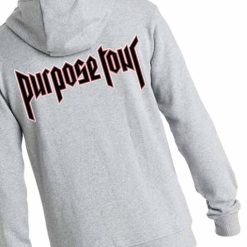 Purpose Tour Logo Grey Adult Fashion Hoodie Apparel Clothfusion