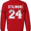 Unisex Crewneck Sweatshirt Stilinski 24 Red Design Clothfusion