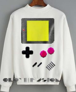 Unisex Crewneck Sweatshirt Game Boy Logo Design Clothfusion