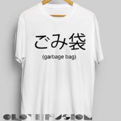 Unisex Premium Garbage Bag Japanese T shirt Design Clothfusion