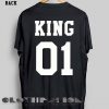 Unisex Premium King And Queen Logo T shirt 1 Design Clothfusion