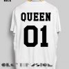 Unisex Premium King And Queen Logo T shirt 2 Design Clothfusion