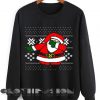 Unisex Crewneck Sweatshirt Santa Claus Dab On Em Sweater Design Clothfusion