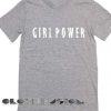 T Shirt Quote Girl Power Grey Unisex Premium Design Shirts