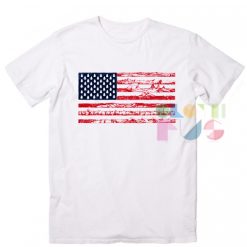 American Flag Meridian Line Custom T Shirt Design Ideas – Adult Unisex Size S-3XL