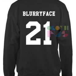 Twenty One Pilots Blurryface 21 Sweatshirt – Adult Unisex Size S-3XL