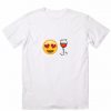 Love Wine Emoji Tshirts