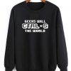 Geeks Will Save (CTRL-S) The World Long Sleeve T-Shirt Nerd Sweater