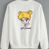 Girl Power Sailormoon Sweatshirt Quotes Sweater
