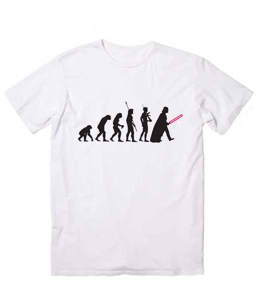 Human Evolution Star Wars T Shirt Custom Tees New Years T Shirts