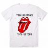 The Rolling Stones 1975 US Tour Band T-Shirt