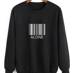 Alone Barcode Sweater