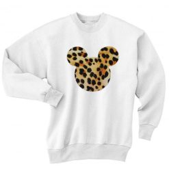 Mickey Mouse Leopard Sweater