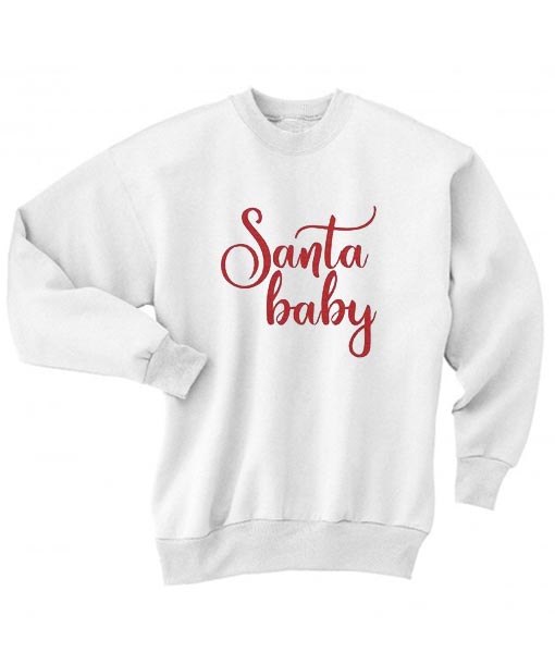 Santa Baby Women's Sweater - Ugly 
