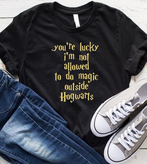 You're Lucky I'm Not Allowed To Do Magic shirt