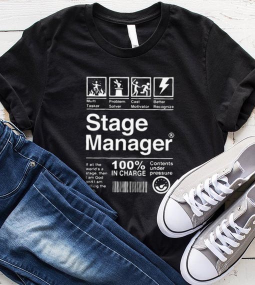 Linear Women T-Shirt Teeburon Got Stage Managers