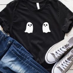 Ghost Halloween Boob T-Shirt