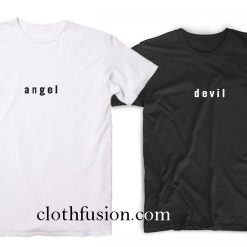 Best Friend Shirts Angel And Devil T-Shirt