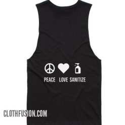 Peace Love Sanitize Tank top