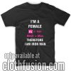 Female Iron Man T-Shirt