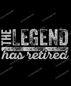 The Legend Has Retired Vintage T-Shirt
