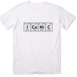 Iconic Periodic Table Words T-Shirts