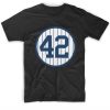 Mariano Rivera #42 Jersey Number T-Shirts