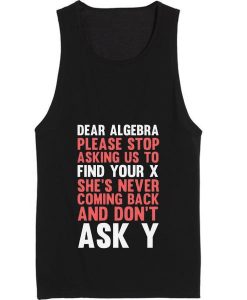 Dear Algebra