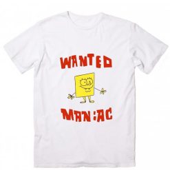 Sponge Bob Wanted Maniac Short Sleeve T-Shirts