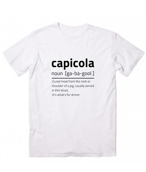 Capicola Gabagool Description