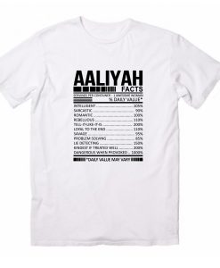 AALIYAH Nutrition Facts