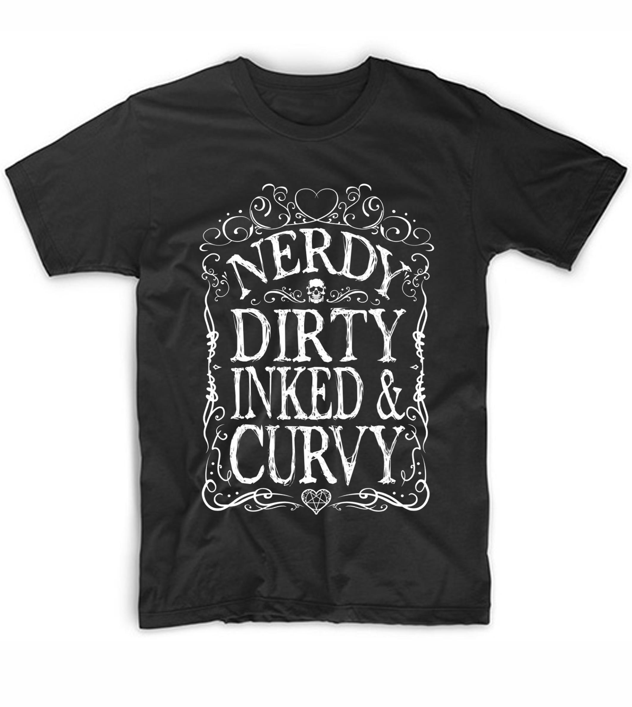 Nerdy Dirty Inked Curvy Graphic Tees - t shirt store near me ...