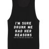Funny Drunk Saying Tank Top Spring Clothing Gift