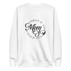 Powered By Love Mom Crewneck Sweatshirt